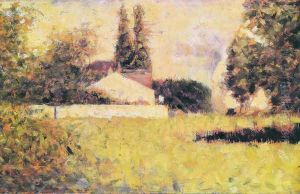House between the trees by Georges Seurat