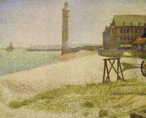 lighthouse by Georges Seurat