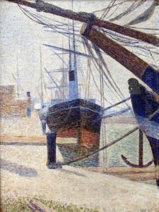 Quayside, Honfleur by Georges Seurat