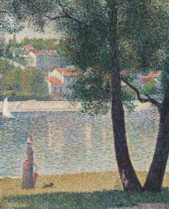 Seine at Courbevoie by Georges Seurat