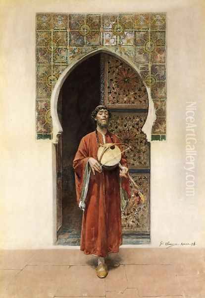 Man with a Lute - view 1