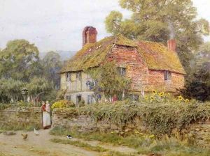 A Surrey Cottage by Helen Mary Elizabeth Allingham