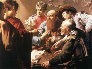 The Calling of St Matthew by Hendrick Terbrugghen