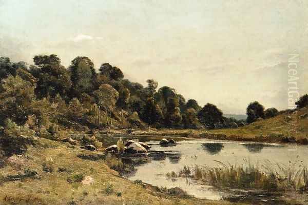 The Banks of the Aumance - view 1