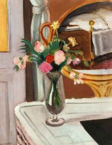 The Bed in the Mirror by Henri Matisse