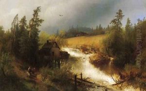 The Old Watermill by Herman Herzog