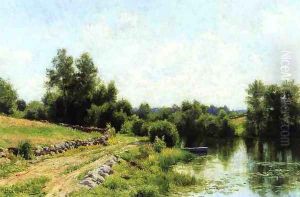 Path Along the River by Hugh Bolton Jones