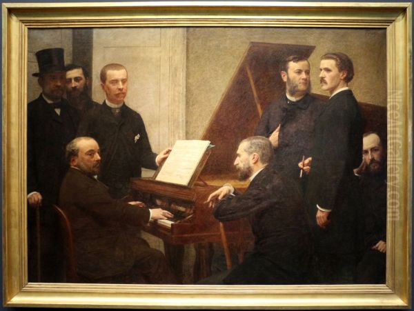 Around the piano - view 1