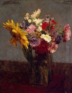 Flowers VIII by Ignace Henri Jean Fantin-Latour