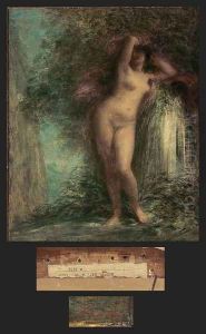 La Source by Ignace Henri Jean Fantin-Latour