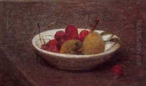 Still Life of Cherries and Almonds