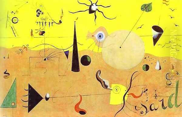 Catalan Landscape (The Hunter) by Joaquin Miro