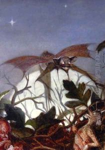 Fairies In A Bird's Nest (detail 3) by John Anster Fitzgerald