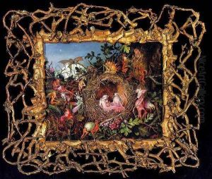 Fairies In A Bird's Nest by John Anster Fitzgerald