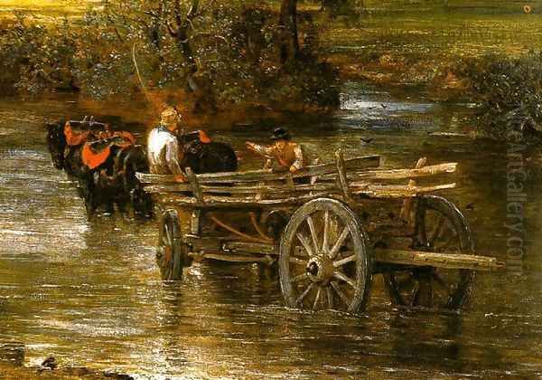 The Hay Wain (detail) - view 1