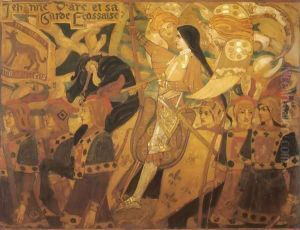 Jehanne d'Arc et sa Garde Ecossaise by John Duncan