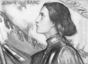 Study for Jehanne d'Arc et sa Garde Ecossaise by John Duncan