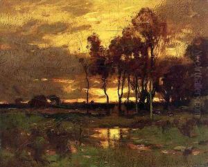 Sunset Landscape by John Francis Murphy