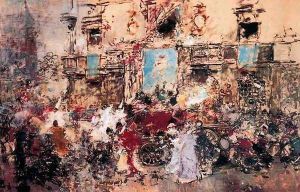 Carnaval romano by Jose Benlliure Y Gil