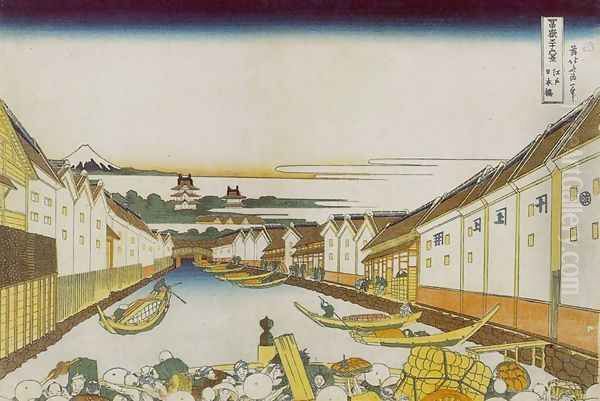 Nihonbashi in Edo (Edo Nihonbashi) - view 1