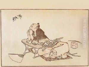 Philosopher Watching a Pair of Butterflies