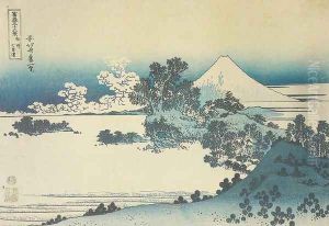 Shichirigahama in Sagami Province (Soshu Shichirigahama) by Katsushika Hokusai
