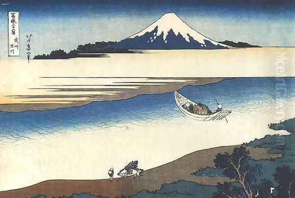Tama River in the Province of Musashi (Bushu Tamagawa) - view 1