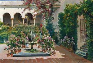 A Courtyard in Seville