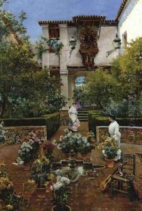 Courtyard in Seville (Un patio Sevillano)