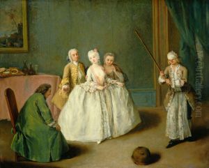 The Game of the Cooking Pot by Pietro Longhi