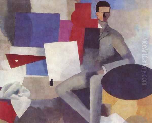 Sitting Man - view 1
