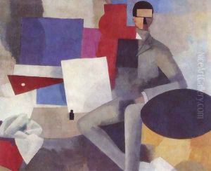Sitting Man by Roger de La Fresnaye