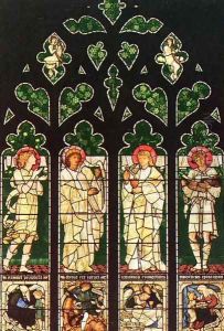 The Vyner memorial window by Sir Edward Coley Burne-Jones