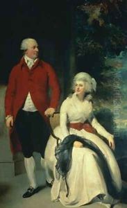Portrait of John Julius Angerstein 1735-1823 and his second wife Eliza 1748-9-1800 by Sir Thomas Lawrence