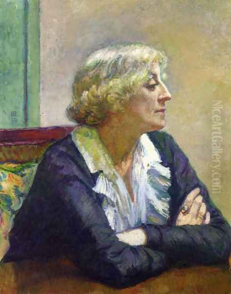 Maria Van Rysselberghe with Crossed Arms - view 1