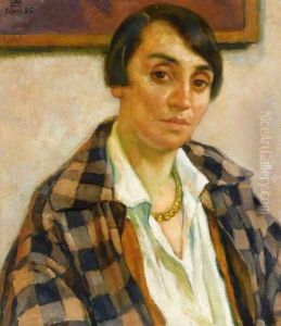 Portrait of Elizabeth van Rysselberghe I by Theo van Rysselberghe