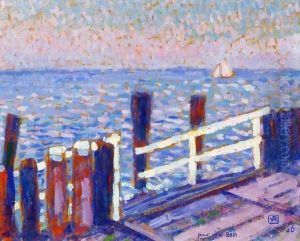 The Jetty by Theo van Rysselberghe