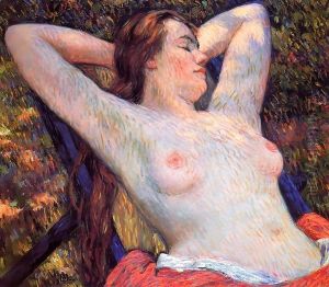 The Model's Siesta by Theo van Rysselberghe