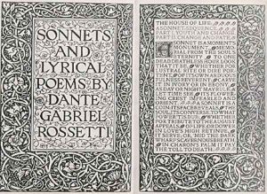 Book Illustration Sonnets and Lyrical Poems Book Illustration Sonnets and Lyrical Poems