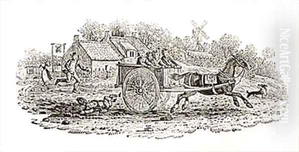 Runaway Cart from 'History of British Birds and Quadrupeds' - view 1