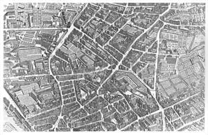 Plan of Paris, known as the 'Plan de Turgot' 2 by Bretez, Louis