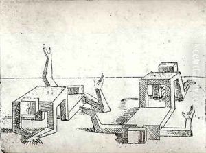 Bizarre Figures 2 by Giovanni Battista Bracelli