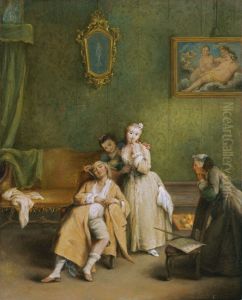 The Tickle by Pietro Longhi