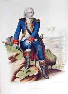 Louis Antoine de Bougainville (1729-1811) seated on a rock by Julien Leopold Boilly
