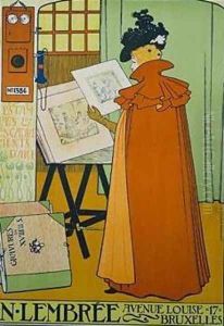 Poster for the Lembree Gallery by Theo van Rysselberghe