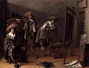 Art-lovers in a Painter's Studio