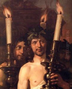 David Playing the Harp (detail)