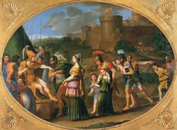 Timoclea Captive Brought before Alexander - view 1