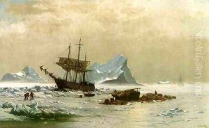 The Ice Floes by Claude Oscar Monet