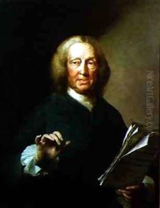 Portrait of Richard Leveridge 1670-1758 bass vocalist